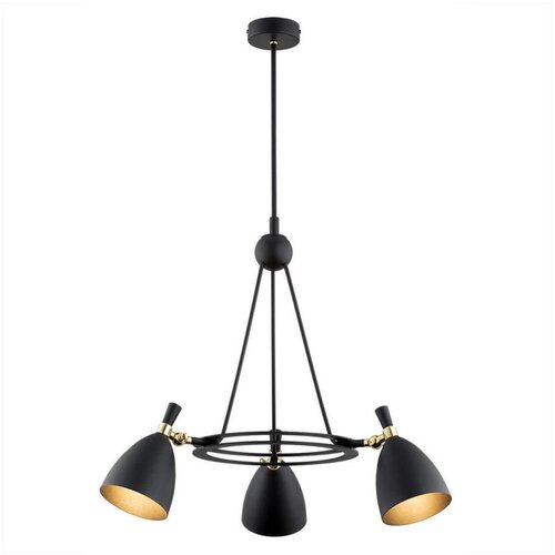  Argon 6149 - Luster na štapu CHARLOTTE 3xE27/15W/230V crna/zlatna Cene