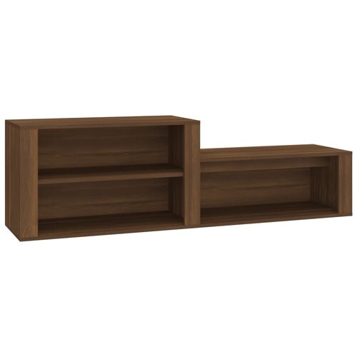 Maison Chic Omarica za obutev - Kopa za čevlje rjav hrast 150x35x45 cm inženirski les, (21778024) Cene