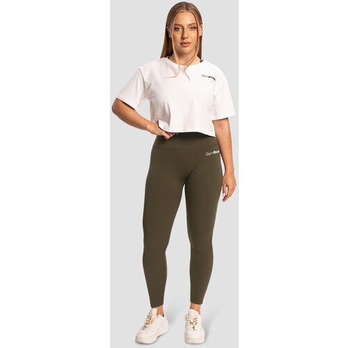 GymBeam Ženski Crop Top Limitless White Slike