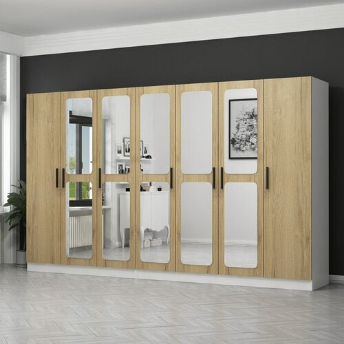 Hanah home kale - 3878 walnut wardrobe Cene