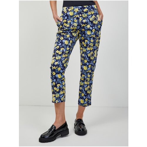 Orsay Yellow-blue floral shortened trousers - Women Cijene