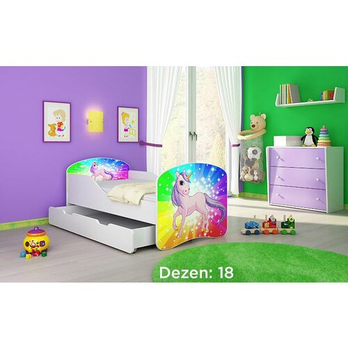 ACMA dečiji krevet i 140x70 f + dušek 6 cm18 Slike