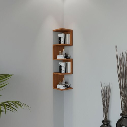 Woody Fashion Schweinfurt L2023 Walnut Wall Shelf Cene