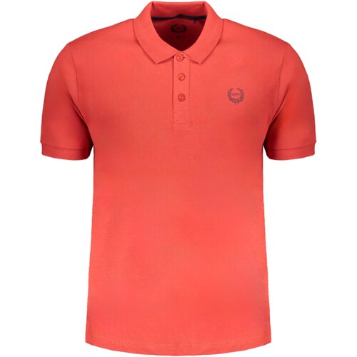 Gianmarco Venturi MEN&#39;S RED SHORT SLEEVED POLO SHIRT Cene