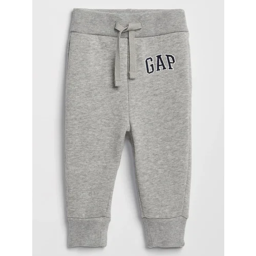 GAP Logo Otroški spodnji del trenirke Siva