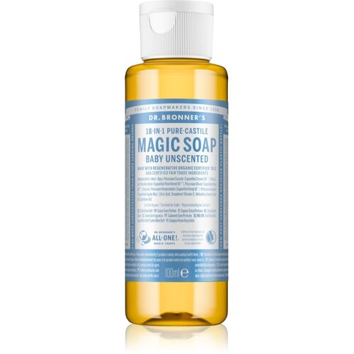 DR. BRONNER&amp;#039;S Baby-Mild tekoče univerzalno milo brez dodanih di&amp;scaron;av 100 ml Slike