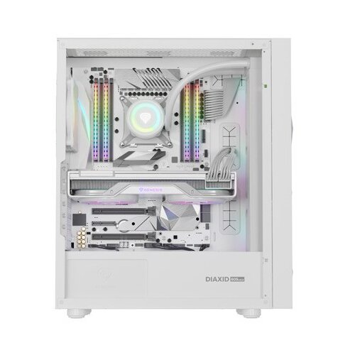 Natec HOUSING GENESIS DIAXID 605 ARGB MIDI TOWER WITH USB-C WINDOW WHITE Cijene