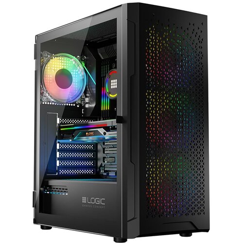 Logic ARAMIS ARGB MINIDI USB 3.0 Case Black Slike