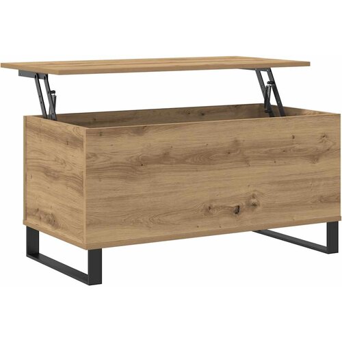  Stol za kavu Artisan hrast 90x44,5x45 cm izrađeno drvo Slike