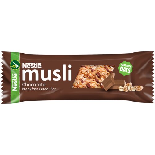 Nestle NESTL&amp;Eacute; MUSLI Chocolate žitna pločica 35g / 12 kom Slike