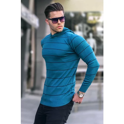 Madmext Sweater - Blue - Regular fit