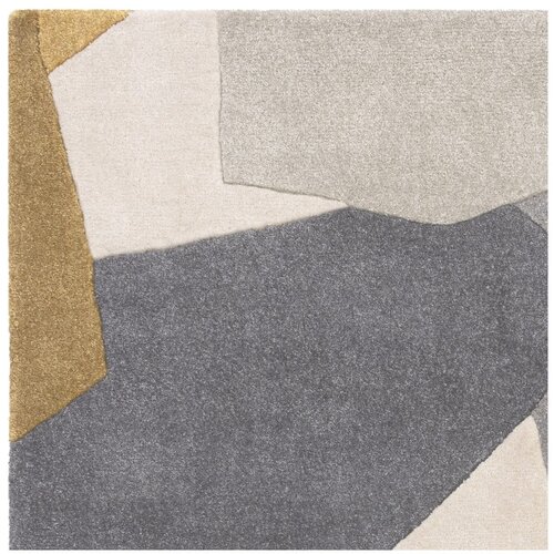 Asiatic Carpets Oker rumena/siva ročno tkana preproga iz recikliranih vlaken 160x230 cm Romy &amp;ndash; Slike