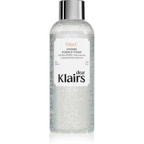 Dear, Klairs Freshly Juiced Vitamin Essence Toner nežni tonik za obraz za osvetljevanje kože in hidratacijo 180 ml Slike
