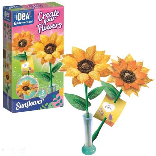 Clementoni Kreativni set, Napravi cvijet-suncokret, CL18347 Cene