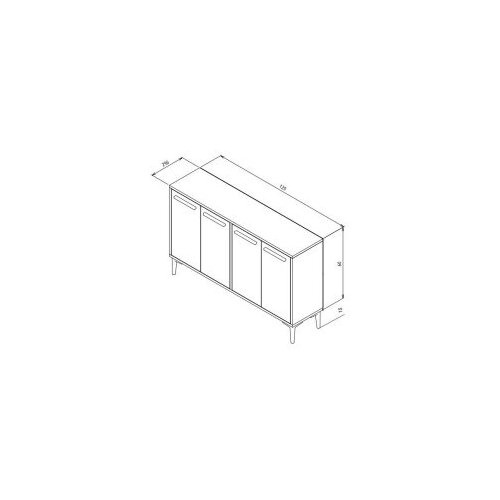 Hanah home TV komoda Stria 327ODS1112 Cene