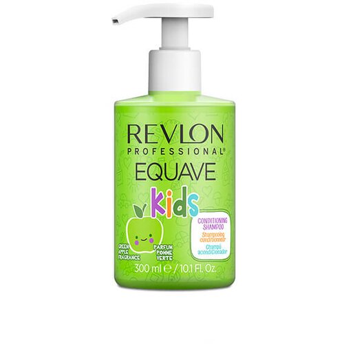 Revlon equave kids conditioning shampoo for kids, green apple 300ml Cene