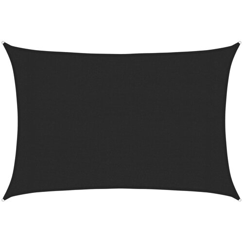  Jedro za za&amp;scaron;titu od sunca 160 g/m&amp;sup2; crno 3 x 4 m HDPE Slike