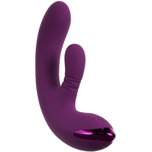 Javida vibrator za G-točku i klitoris u obliku zeca (ljubičasti) Slike