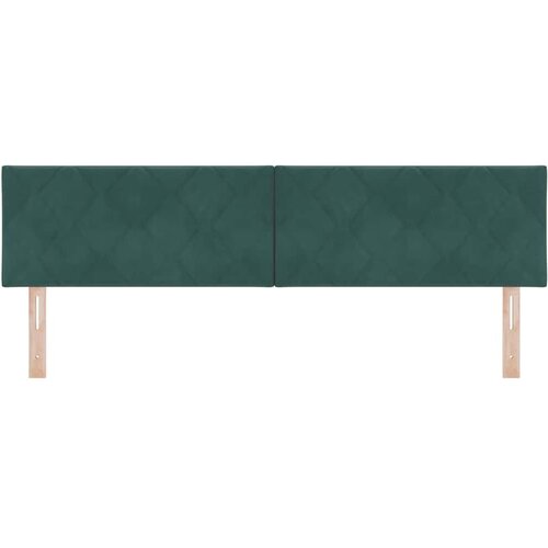  LED glava kreveta Tamnozelena 180 cm Bar&amp;scaron;un Slike