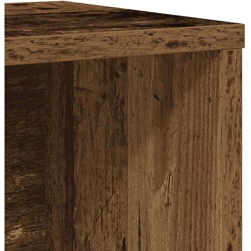 VidaXL Regal za knjige boja starog drva 60x24x85 cm konstruirano drvo Slike