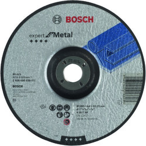 Bosch Expert for Metal brusni diskovi sa uvučenim centrom, otvorom od 22,23 mm za velike ugaone brusilice 2608600538 Cene