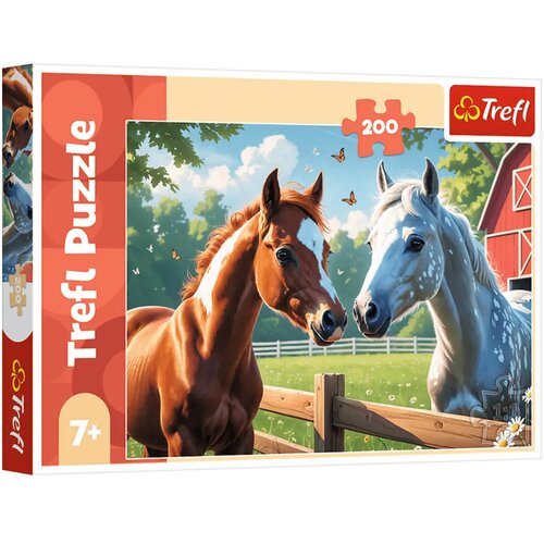 Trefl Konji na livadi, puzzle od 200 dijelova - Cene
