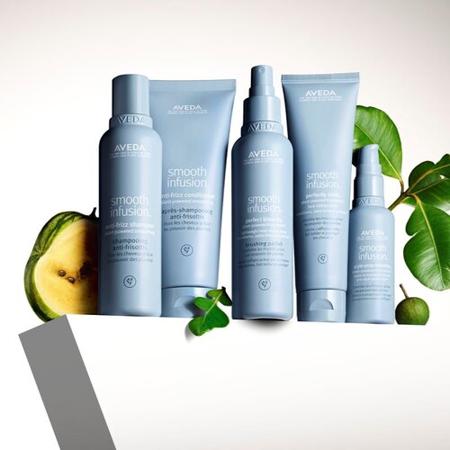 Aveda Smooth Infusion&amp;trade; Perfect Blow Dry gladilno pr&amp;scaron;ilo za su&amp;scaron;enje s su&amp;scaron;ilcem proti krepastim lasem 50 ml Slike
