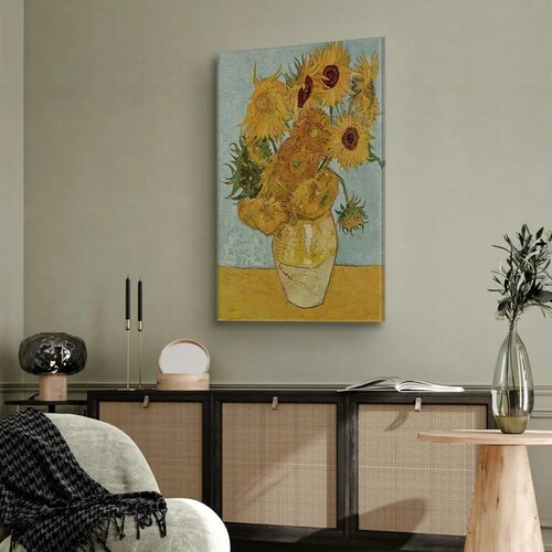  Slika - Vincent van Gogh – Still Life: A Vase With Twelve Sunflowers III 60x90 Standard Cene