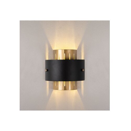 Opviq vall lamp zidna zlatno - crna lampa noctra 15351 Slike