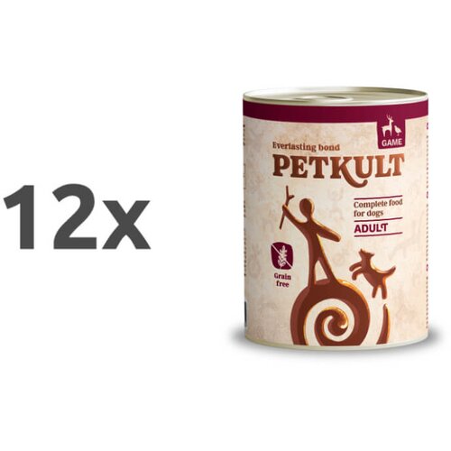 Petkult dog adult - divjačina 12 x 800 g Slike