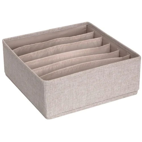 Bigso Box of Sweden Bež organizator ladica s pretincima Drawer, 29 x 11 cm