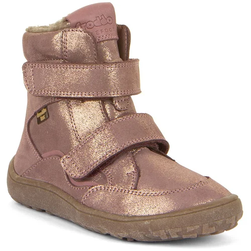 Froddo škornji G3160232 barefoot D pink/gold 24