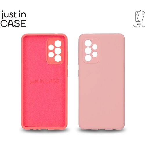 Just In Case 2u1 extra case mix plus paket pink za A52S 5G Slike