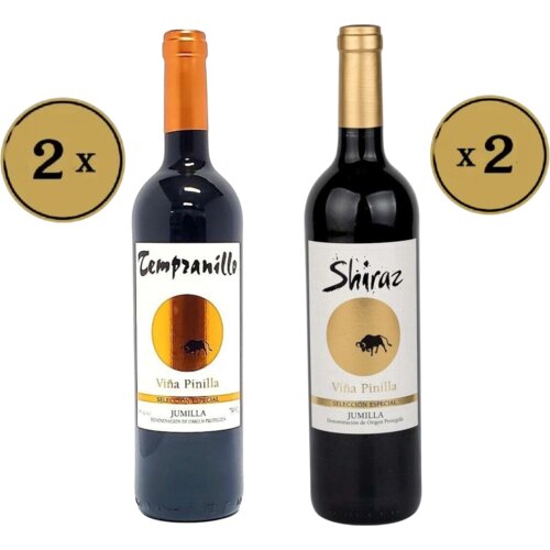  pinilla crveno vino syrah, 0.75l, 2 komada i pinilla crveno vino tempranillo 0.75l, 2 komada Cene