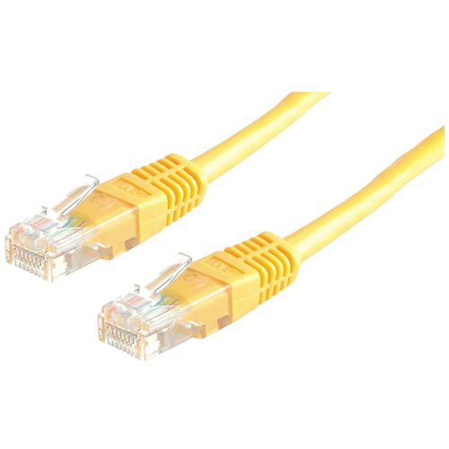 Roline 21.15.0552 RJ45 omrežni kabel\, patch kabel cat 5e u/utp 3.00 m rumena 1 kos, (20420107) Cene