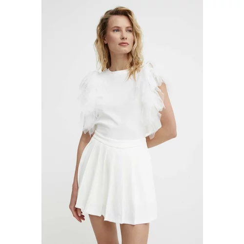 Answear Lab Majica ženska, bela barva