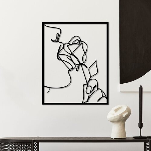 Wallity Zidna dekoracija Slatkoća, 50 x 40 cm, Crna Cijene