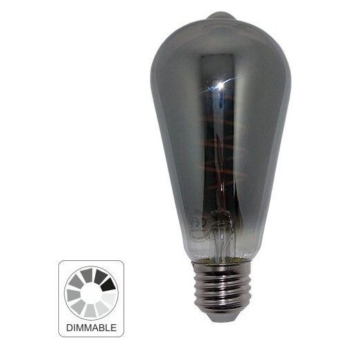 Mitea Lighting E27 4W ST64 2200K filament flex smoky led dimabilna sijalica 230V 140lm Slike