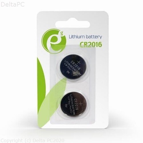 Gembird dugmasta baterija CR2016 lithium 3V 2kom Slike