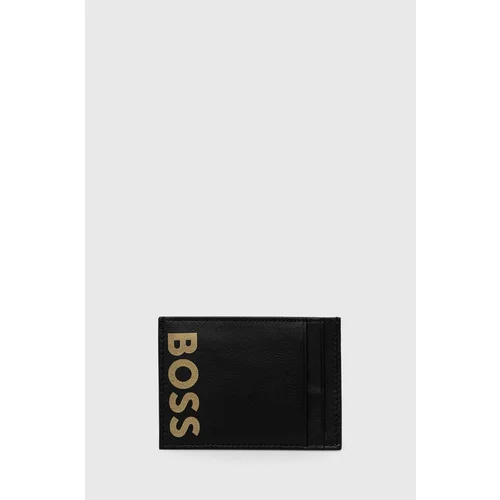 Boss Kožni etui za kartice za muškarce, boja: crna
