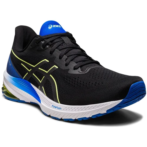 Asics Tenisice za trčanje 'GT-1000 12' plava / neonsko žuta / crna