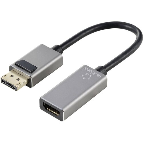 Renkforce RF-5246622 DisplayPort / HDMI adapter [1x mo&scaron;ki konektor DisplayPort - 1x ženski konektor HDMI] črna 8K UHD\, aluminijasti vtič 0.15 m, (20537793) Cene