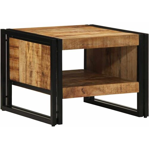 vidaXL Stol za kavu 50x50x38 cm Puno grubo drvo Mango Cijene