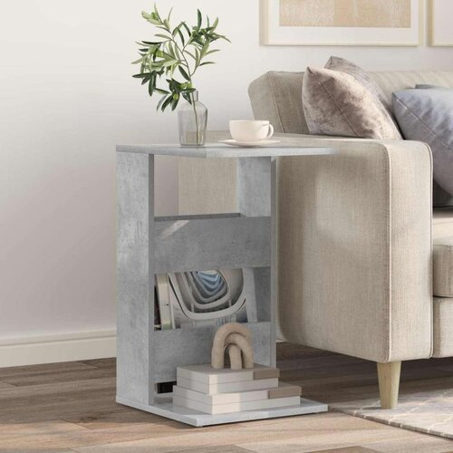  Bocni stol Betonski sivi 40 x 35 x 60 5 cm Konstruirano drvo Cene