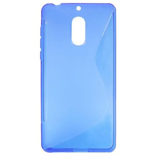 Chameleon Gumiran ovitek (TPU) za Nokia 6, modro-prosojen SLine Cene
