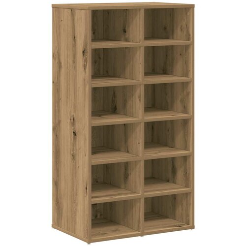 Maison Chic Regal za čevlje - Polica za čevlje artisan hrast 54x34x100,5 cm inženirski les, (21778012) Slike