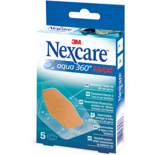  Nexcare Aqua Maxi, vodoodporni obliži Slike