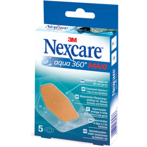  Nexcare Aqua Maxi, vodoodporni obliži