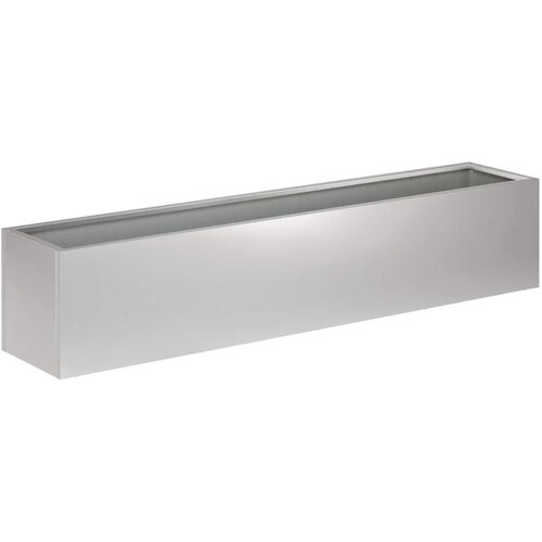  Vrtna saksija Srebrna 80 x 20 x 20 cm Pocinčani čelik - Pocinčani čelik 80 x 20 x 20 cm 1 Slike