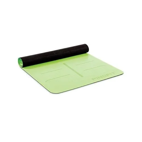 ŠTĚPAŘ PINOFIT® Yoga podloga za vježbanje s navigacijskim markerima, limeta, 180 x 66 x 0,4 cm